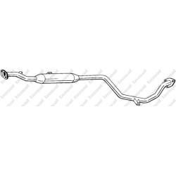 Stredný tlmič výfuku BOSAL 285-271