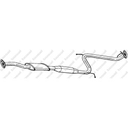 Stredný tlmič výfuku BOSAL 285-263