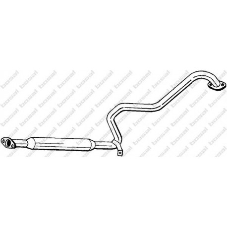 Stredný tlmič výfuku BOSAL 285-237