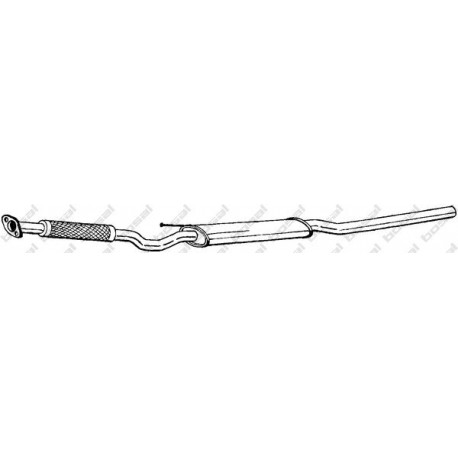 Stredný tlmič výfuku BOSAL 285-211