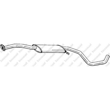 Stredný tlmič výfuku BOSAL 285-205