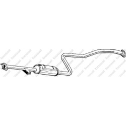 Stredný tlmič výfuku BOSAL 285-111