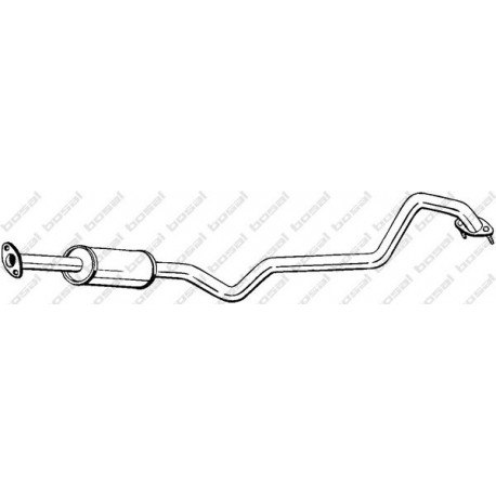 Stredný tlmič výfuku BOSAL 285-073