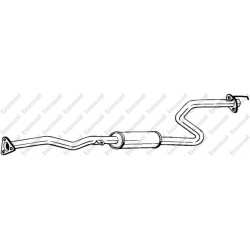 Stredný tlmič výfuku BOSAL 284-541