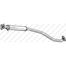 Stredný tlmič výfuku BOSAL 284-481