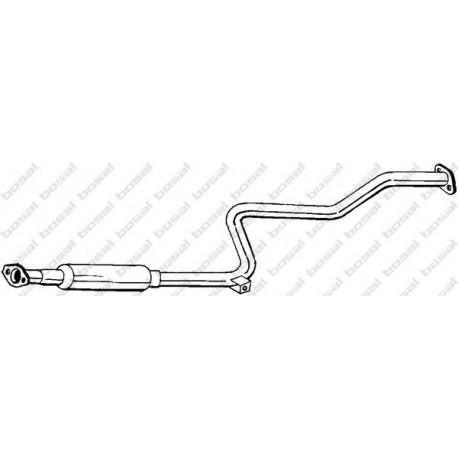 Stredný tlmič výfuku BOSAL 284-433