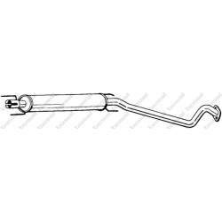 Stredný tlmič výfuku BOSAL 284-331