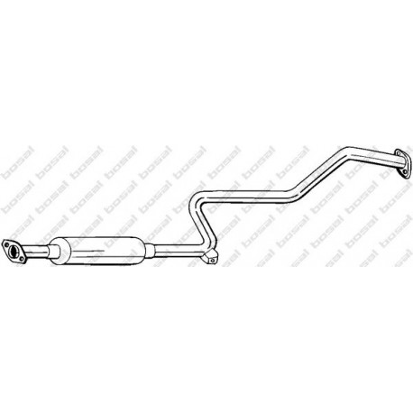Stredný tlmič výfuku BOSAL 284-225