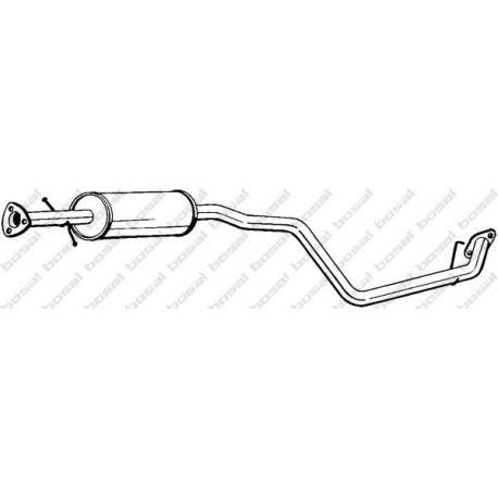 Stredný tlmič výfuku BOSAL 284-131