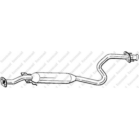 Stredný tlmič výfuku BOSAL 283-823