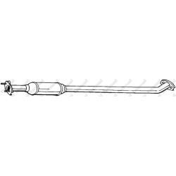 Stredný tlmič výfuku BOSAL 283-537