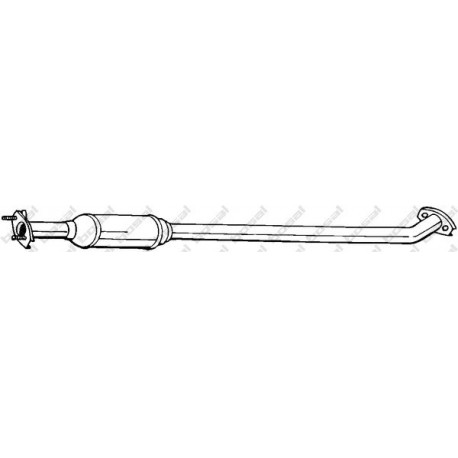 Stredný tlmič výfuku BOSAL 283-537