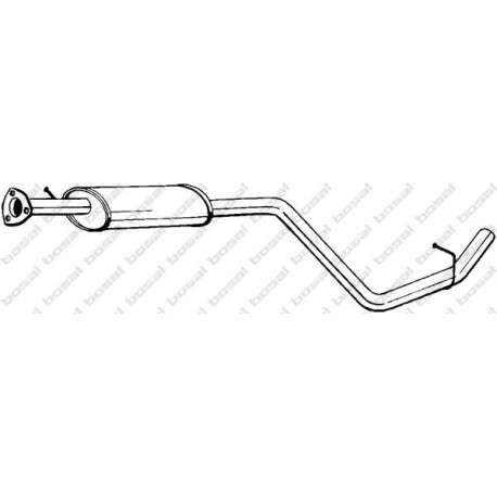 Stredný tlmič výfuku BOSAL 283-529