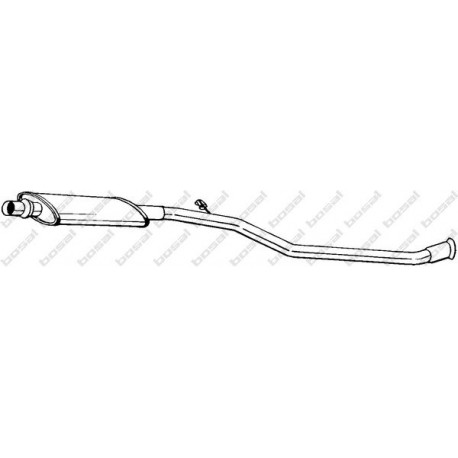 Stredný tlmič výfuku BOSAL 283-389