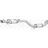 Stredný tlmič výfuku BOSAL 283-279