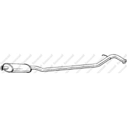 Stredný tlmič výfuku BOSAL 283-217