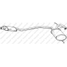 Stredný tlmič výfuku BOSAL 283-213
