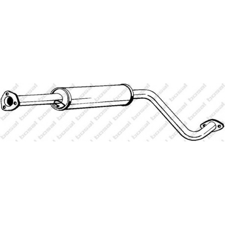 Stredný tlmič výfuku BOSAL 282-999