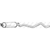 Stredný tlmič výfuku BOSAL 282-285