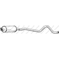Stredný tlmič výfuku BOSAL 282-073