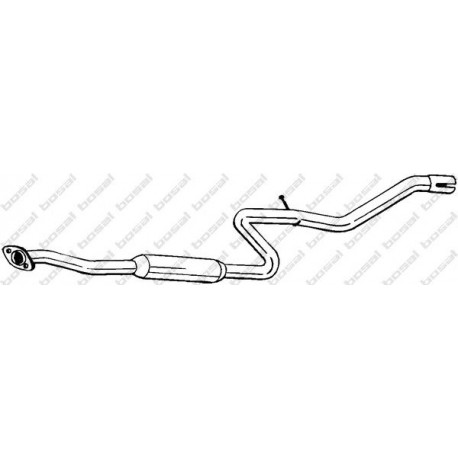 Stredný tlmič výfuku BOSAL 282-071