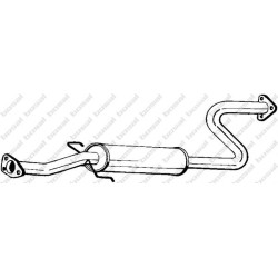 Stredný tlmič výfuku BOSAL 281-459