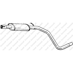 Stredný tlmič výfuku BOSAL 279-405