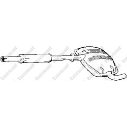 Stredný tlmič výfuku BOSAL 279-275