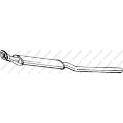 Stredný tlmič výfuku BOSAL 279-011