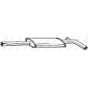 Stredný tlmič výfuku BOSAL 278-611