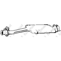 Stredný tlmič výfuku BOSAL 210-839