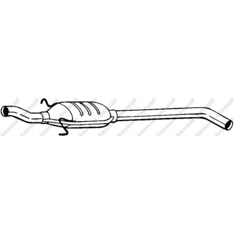 Stredný tlmič výfuku BOSAL 200-817
