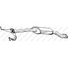 Stredný tlmič výfuku BOSAL 171-403