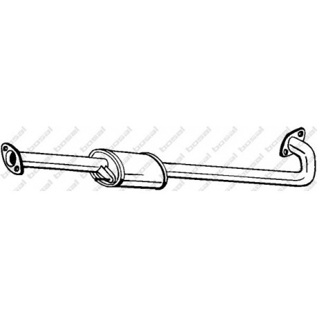 Stredný tlmič výfuku BOSAL 165-039