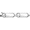 Stredný tlmič výfuku BOSAL 154-457