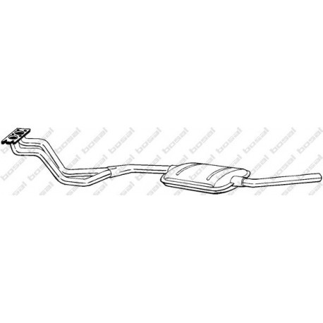 Predný tlmič výfuku POLMO 17.250