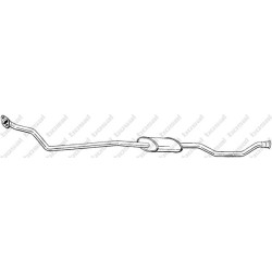 Predný tlmič výfuku BOSAL 293-459
