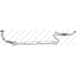 Predný tlmič výfuku BOSAL 292-603