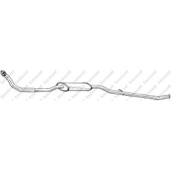 Predný tlmič výfuku BOSAL 288-777