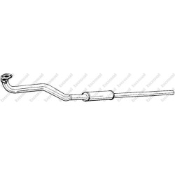 Predný tlmič výfuku BOSAL 285-829