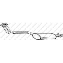 Predný tlmič výfuku BOSAL 285-165