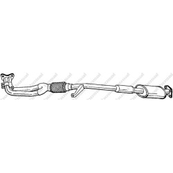 Predný tlmič výfuku BOSAL 284-245