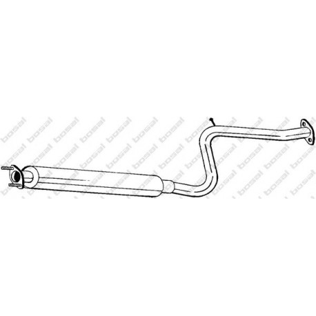 Predný tlmič výfuku BOSAL 283-401