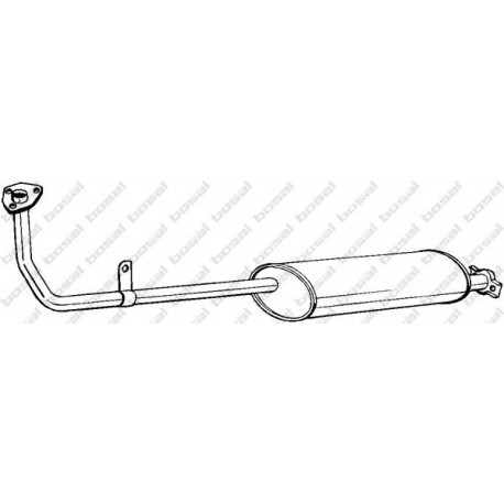 Predný tlmič výfuku BOSAL 281-691