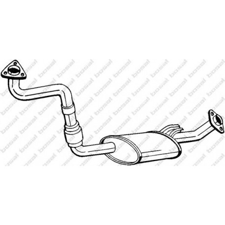 Predný tlmič výfuku BOSAL 281-649
