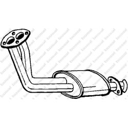 Predný tlmič výfuku BOSAL 227-063