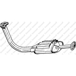 Predný tlmič výfuku BOSAL 219-163