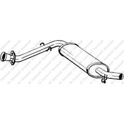 Predný tlmič výfuku BOSAL 200-011