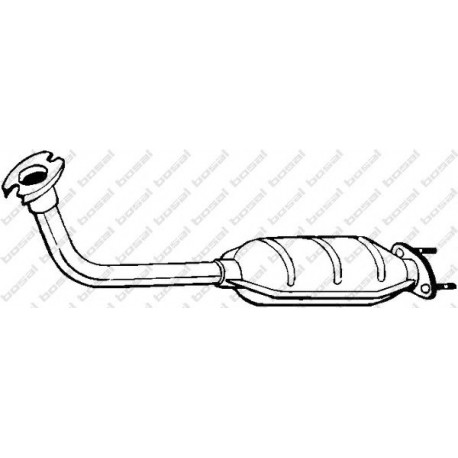 Predný tlmič výfuku BOSAL 115-817