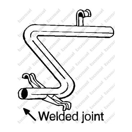 Opravné potrubie pre Katalyzátor BOSAL 889-001